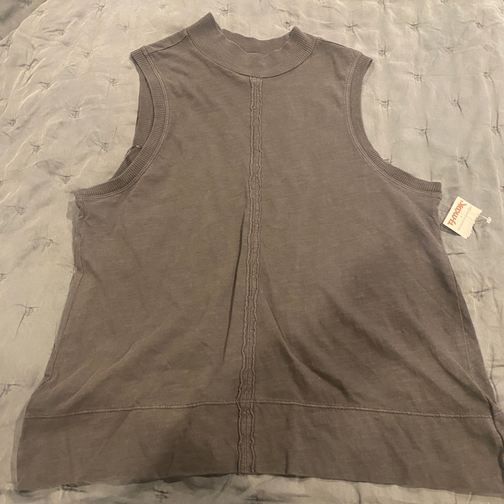 Anthropologie Muscle Style Tank with High Neck